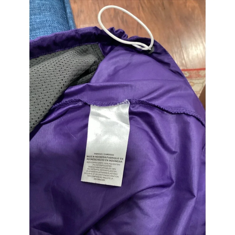 Vntg Nike Clemson Tigers Windbreaker 1/4 Zip Swoosh NCAA With Hood Size M